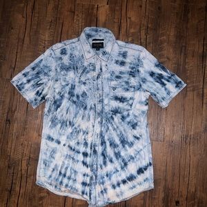 Tru Religion Tie-Dye Button Down